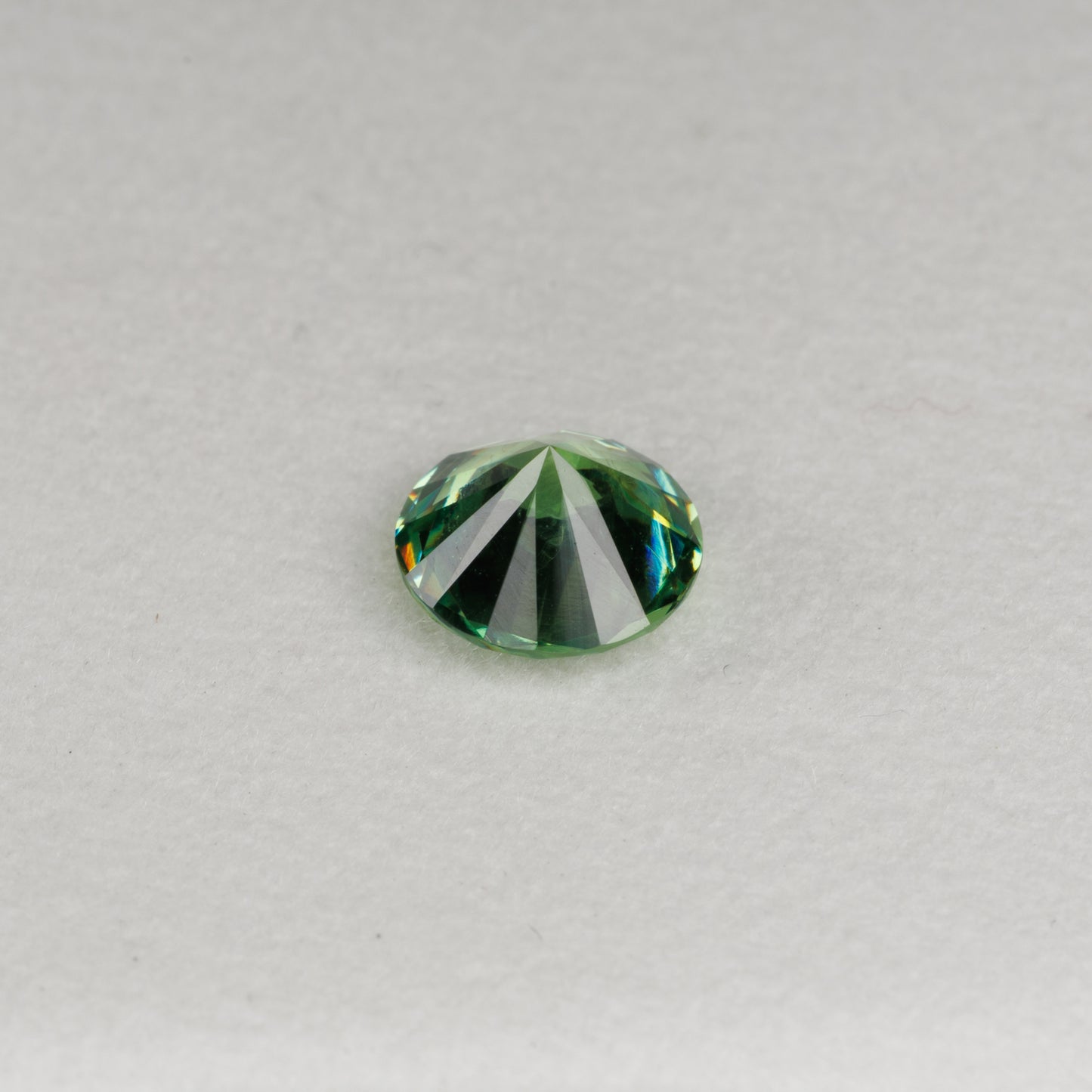 1.06 cts, Faceted Russian demantoid green garnet