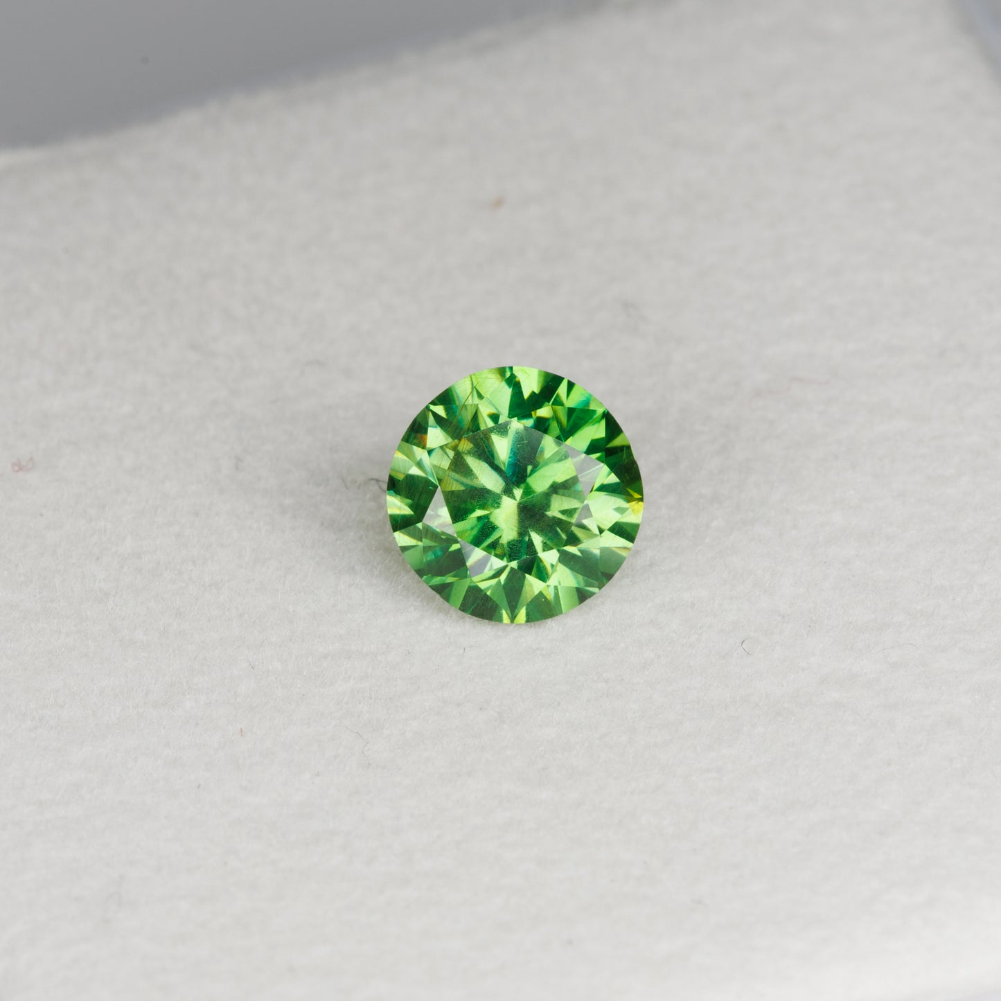 0.88 ct, Faceted Russian demantoid garnet