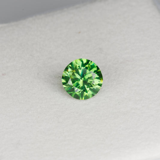 0.88 ct, Faceted Russian demantoid garnet
