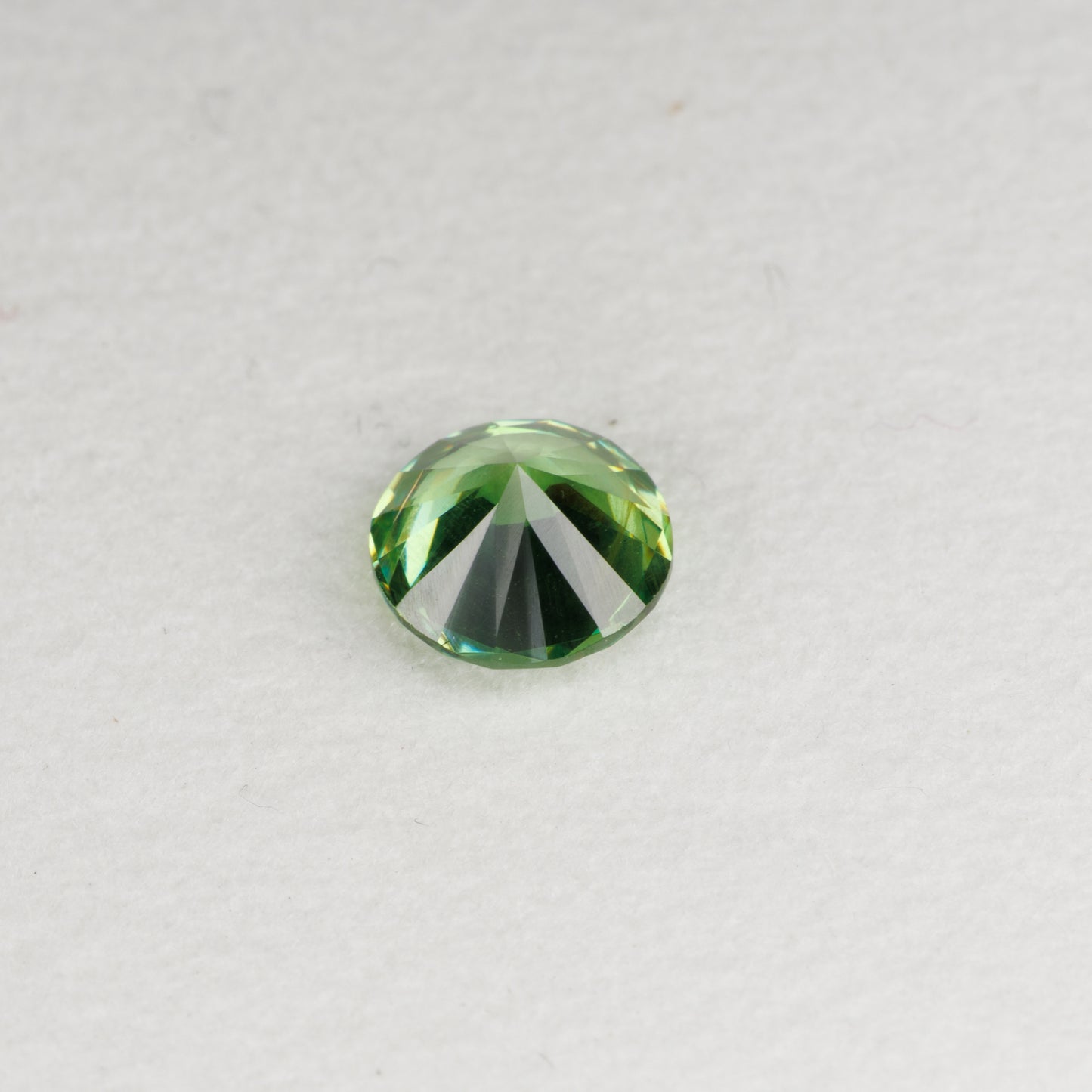 0.88 ct, Faceted Russian demantoid garnet
