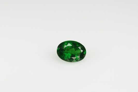 Faceted tsavorite garnet 0.93 ct