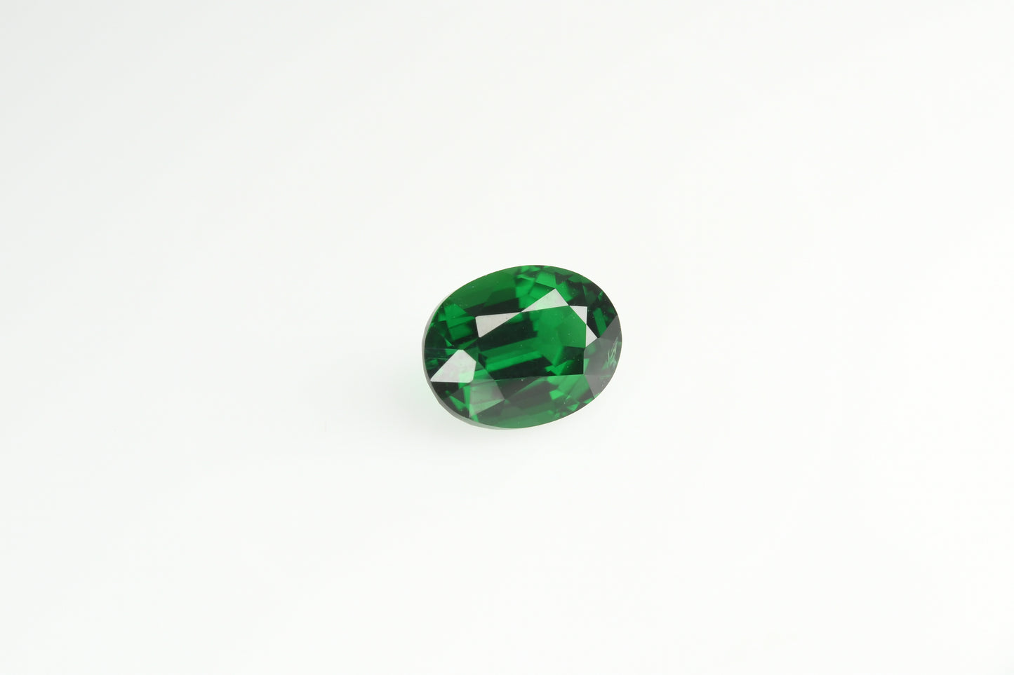 Faceted chrome tourmaline basil green 2.05 ct