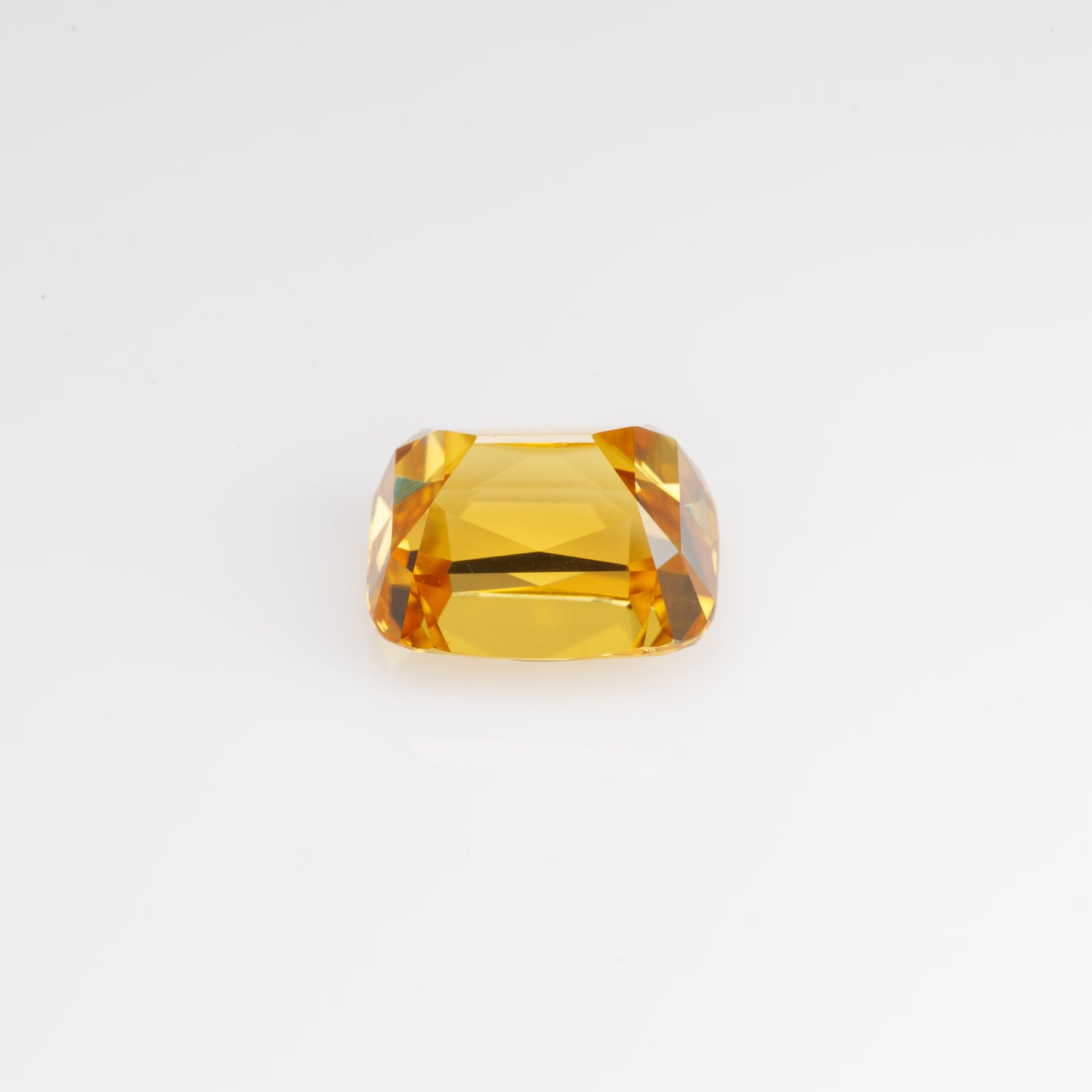 5.6 cts, Vivid yellow zircon, yellow faceted zircon