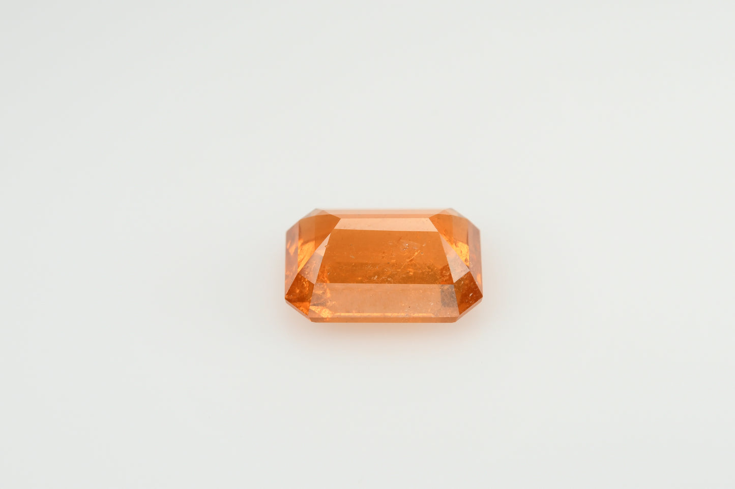 Faceted spessartite orange garnet  3.7 ct