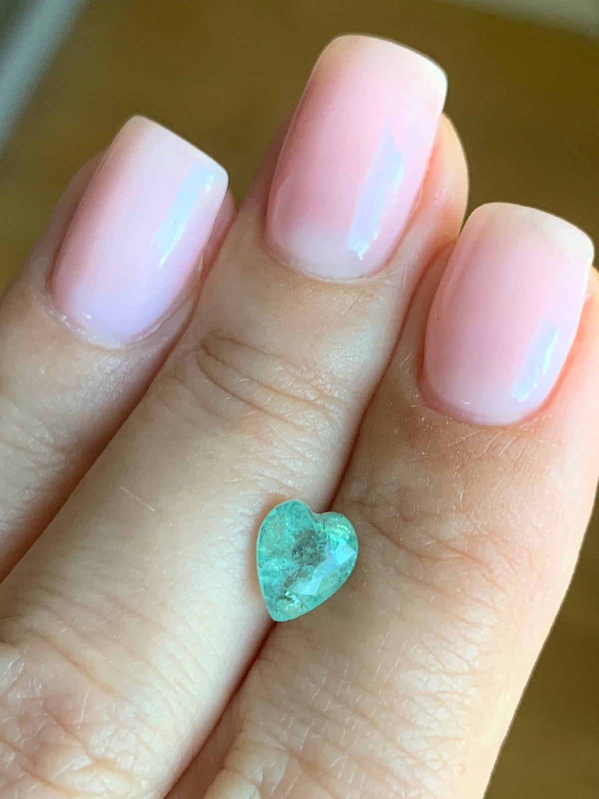 1.41 cts, Certified faceted Paraiba heart tourmaline