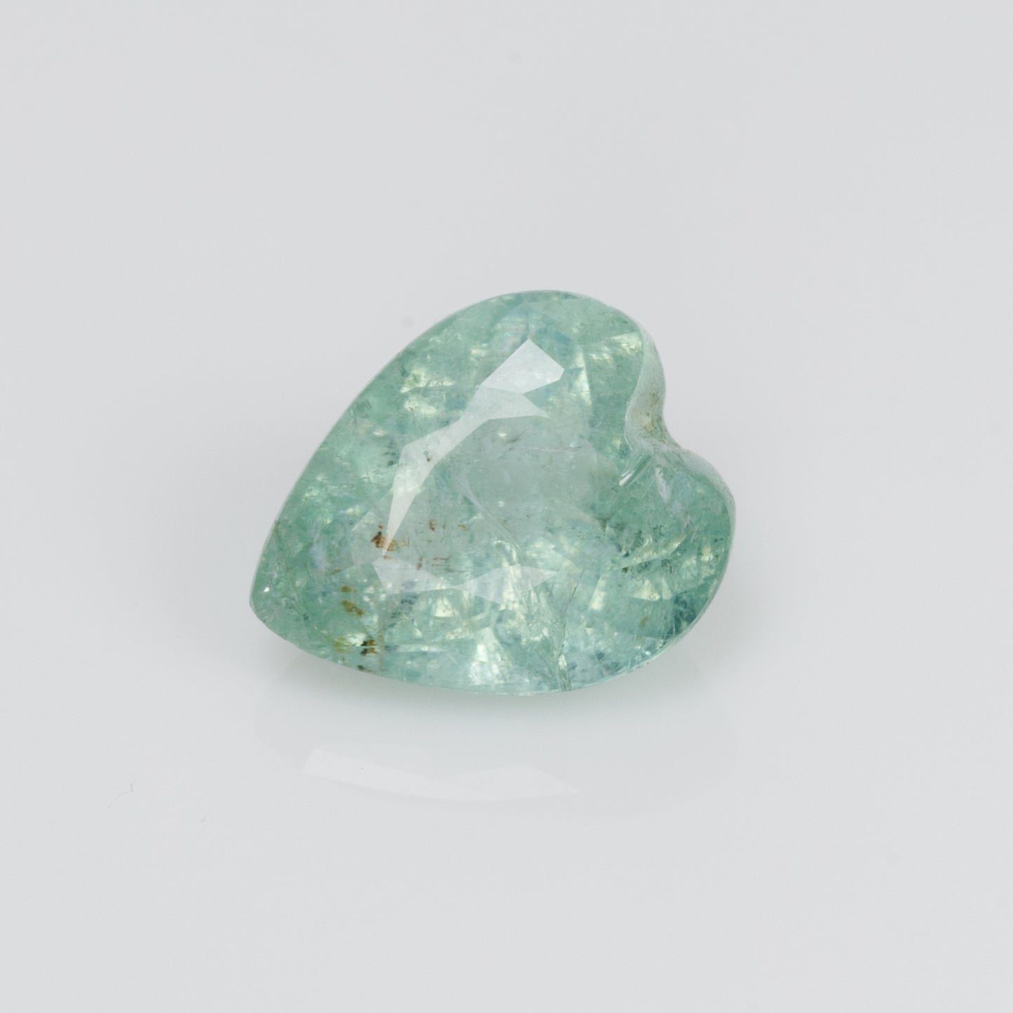 1.41 cts, Certified faceted Paraiba heart tourmaline