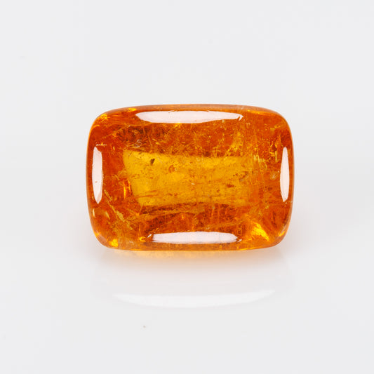 6.19 cts, Orange spessartite garnet sugarloaf cabochon