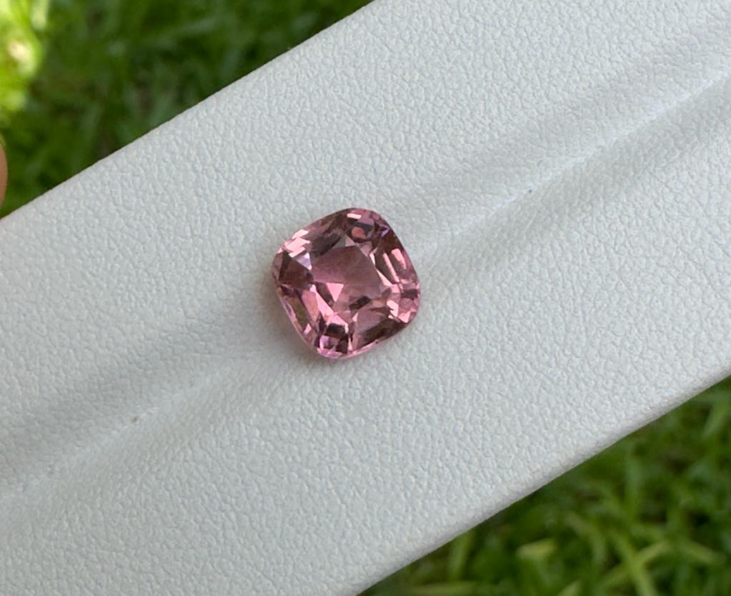 Faceted pink tourmaline 3 ct