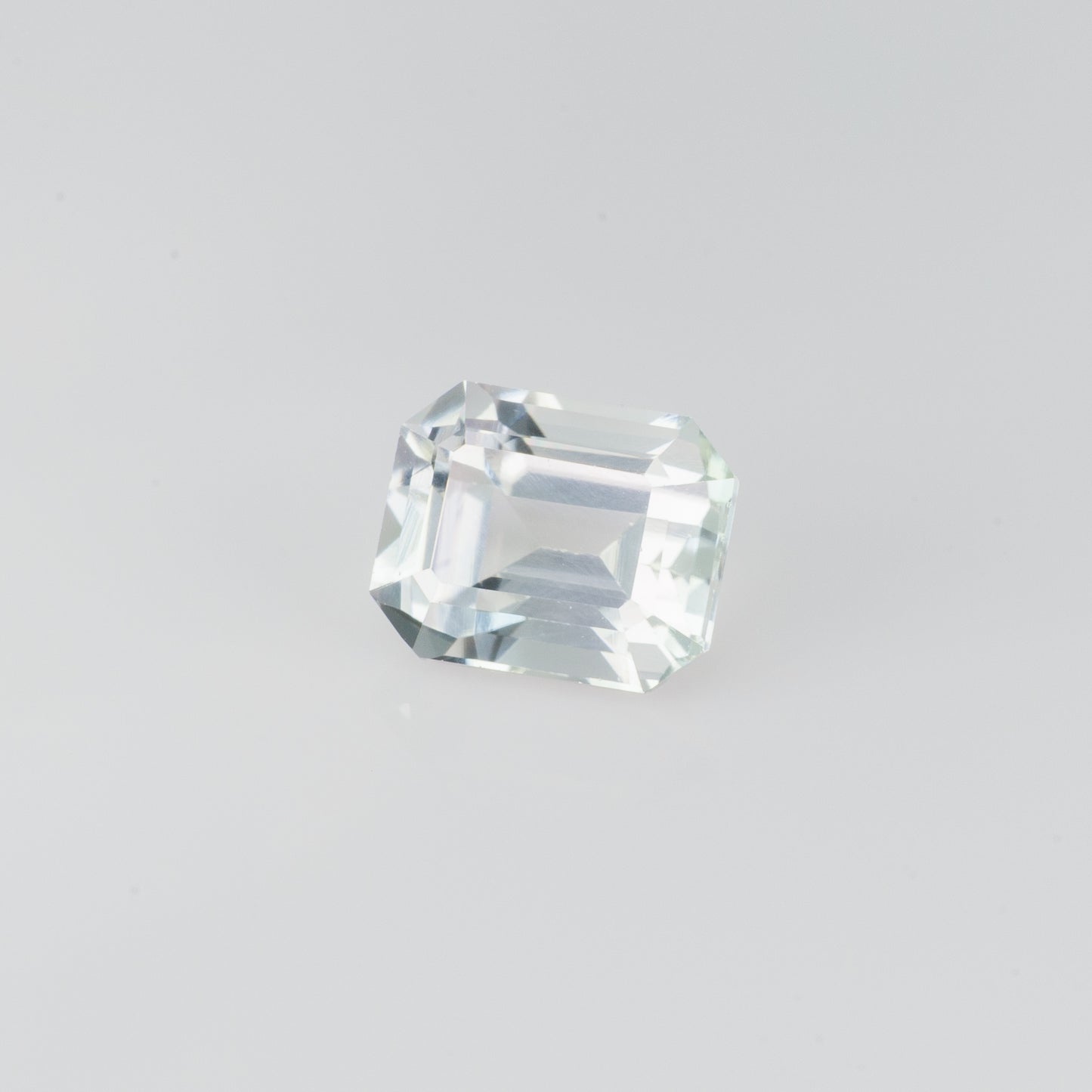 1 carat, Light mint faceted tourmaline