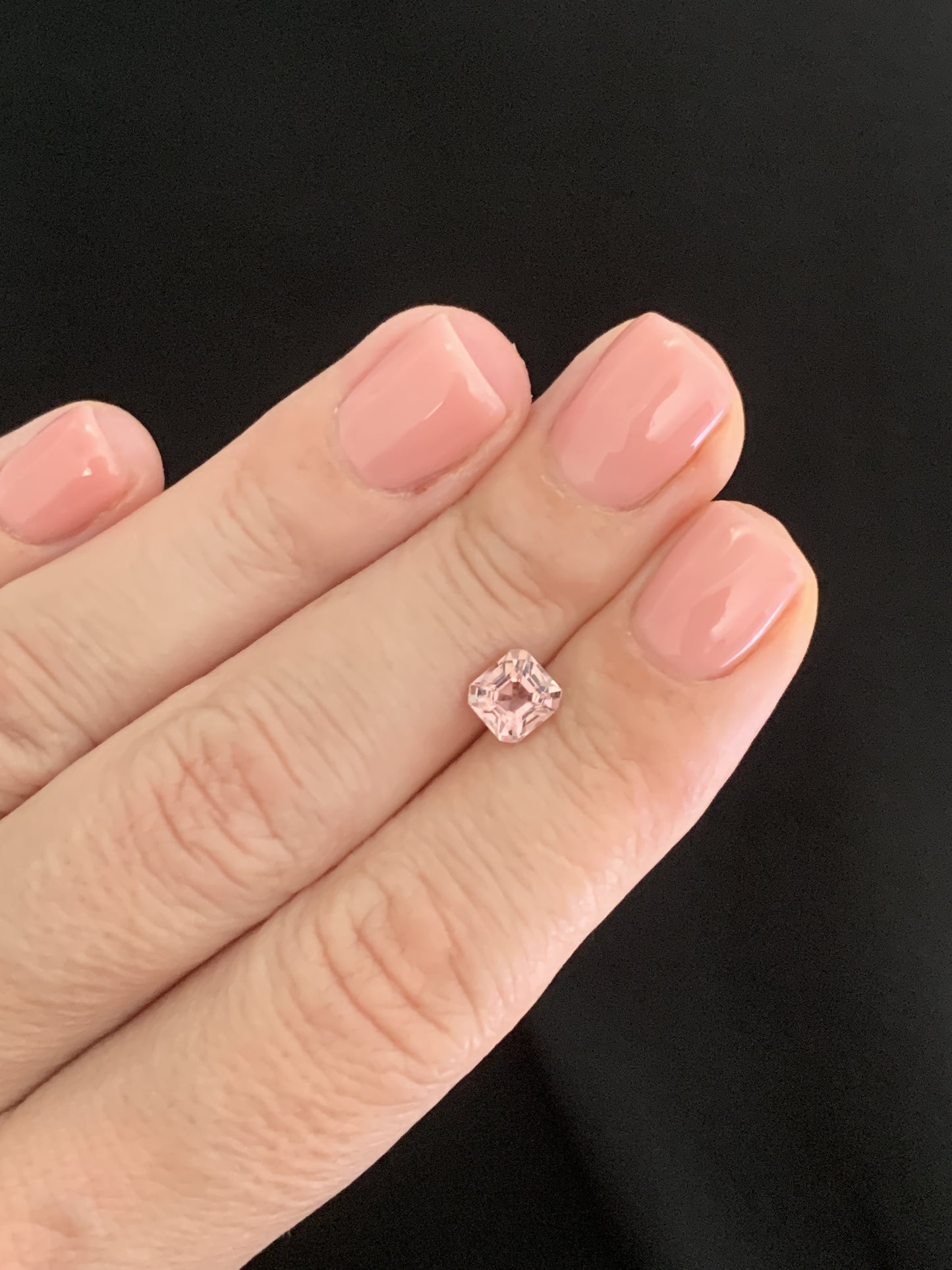 1 ct, Pink faceted tourmaline