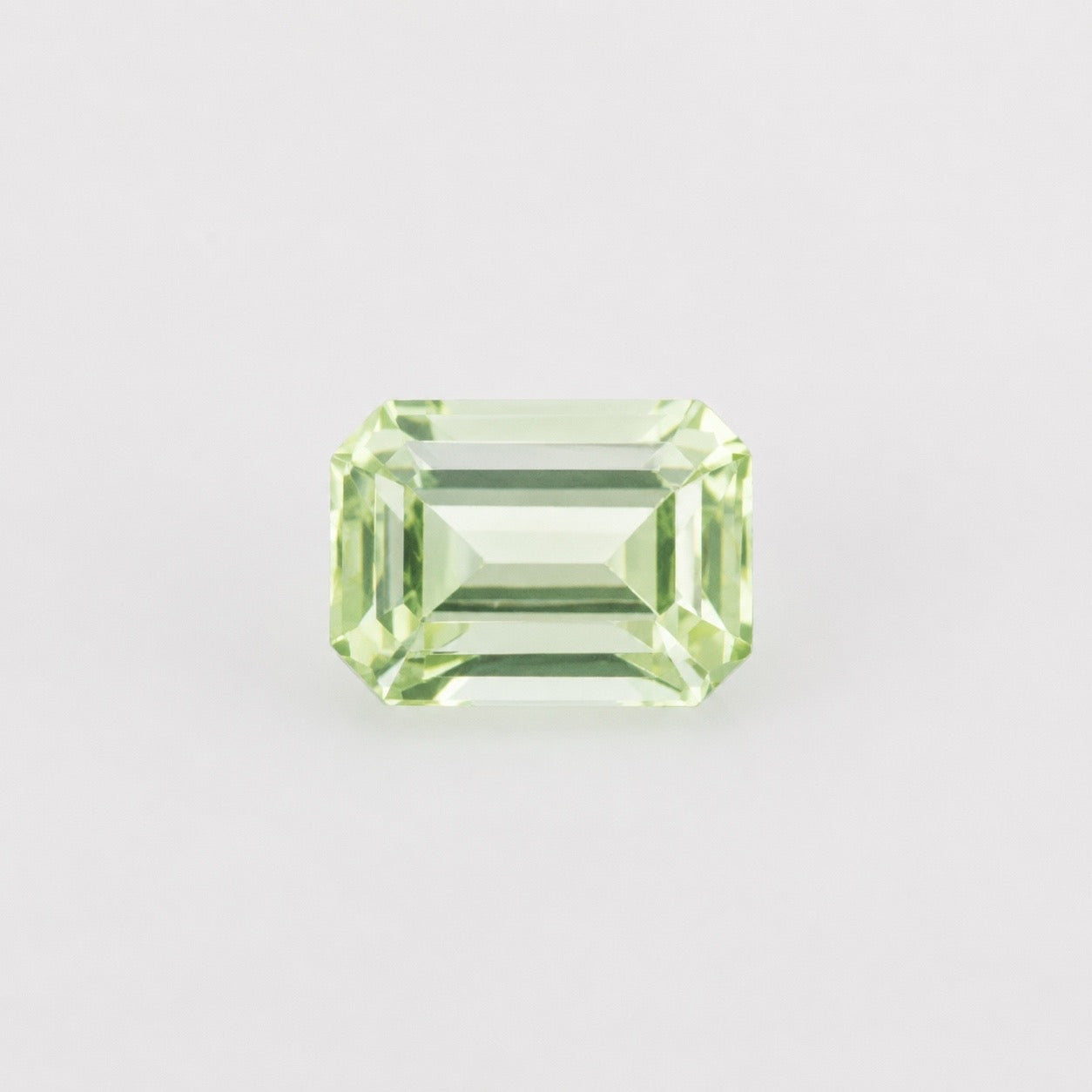 1.74 cts, Faceted yellowish green tourmaline