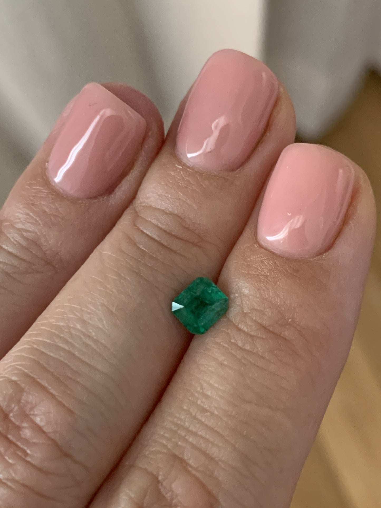 0.64 ct, Faceted Pakistani emerald