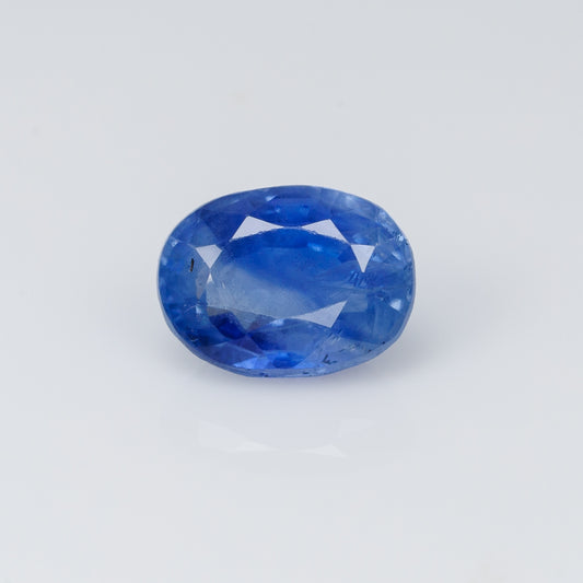 1.22 carat, Faceted oval blue sapphire