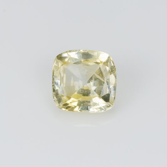 1.01 ct, Faceted yellow sapphire