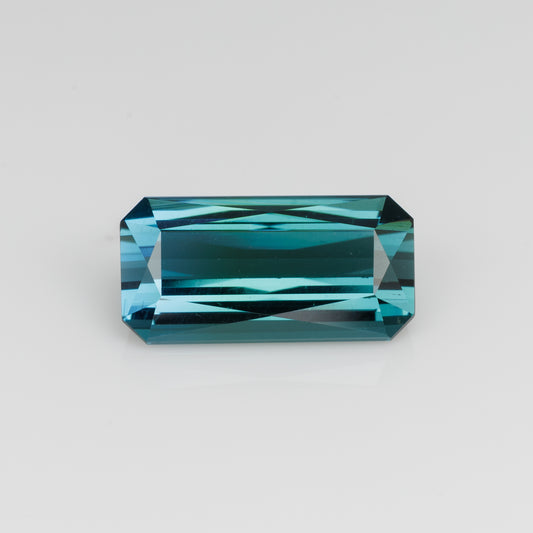 2.83 ct, Faceted bi-color tourmaline