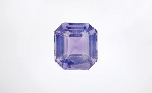 2.14 cts, Untreated purple sapphire with a GIA certificate