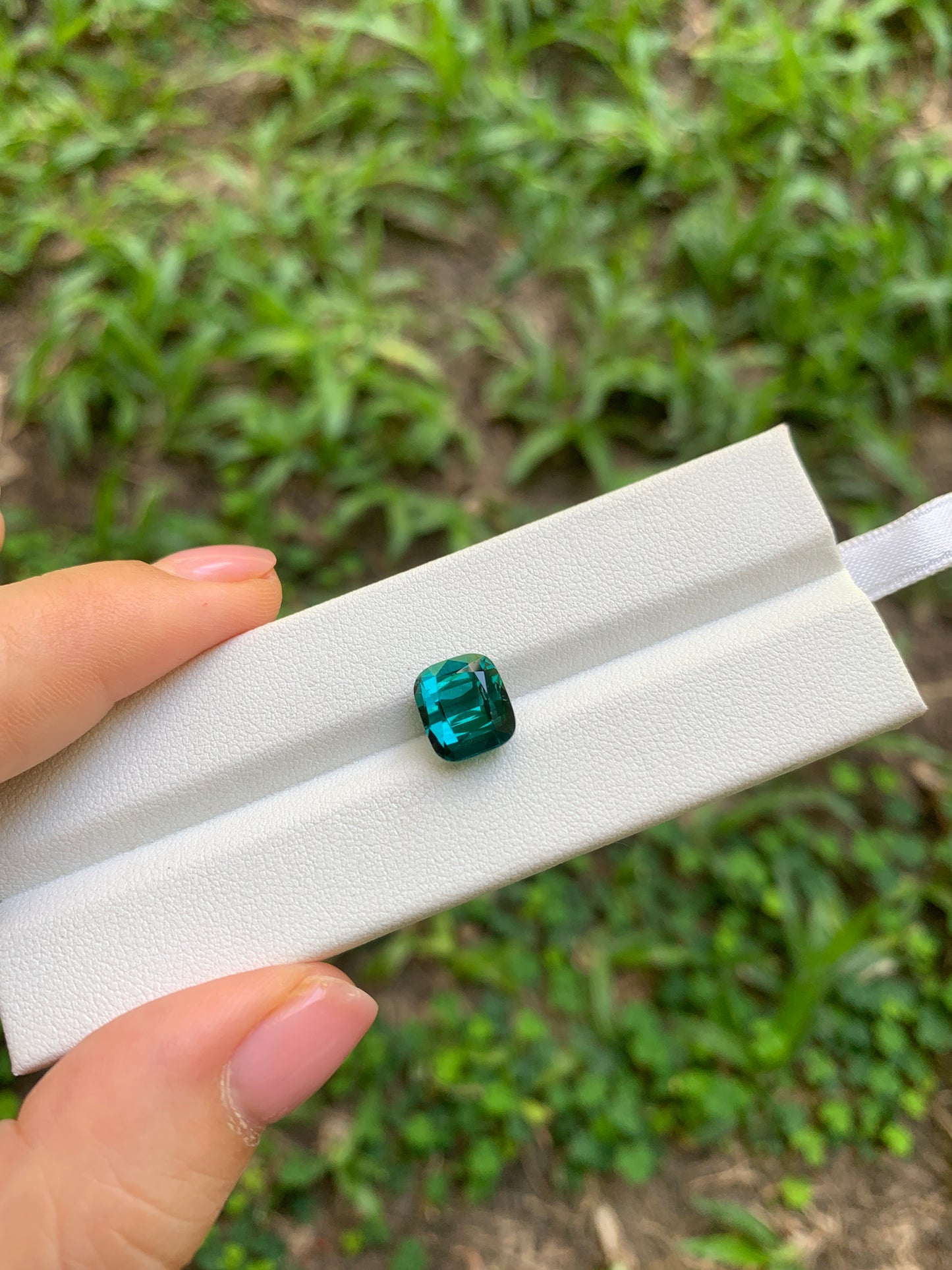 Faceted lagoon tourmaline from Afghanistan 4.94 ct
