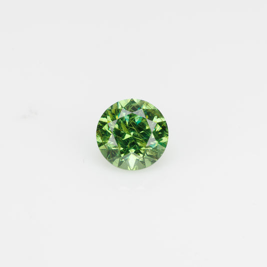 0.57 ct, Faceted Russian demantoid garnet