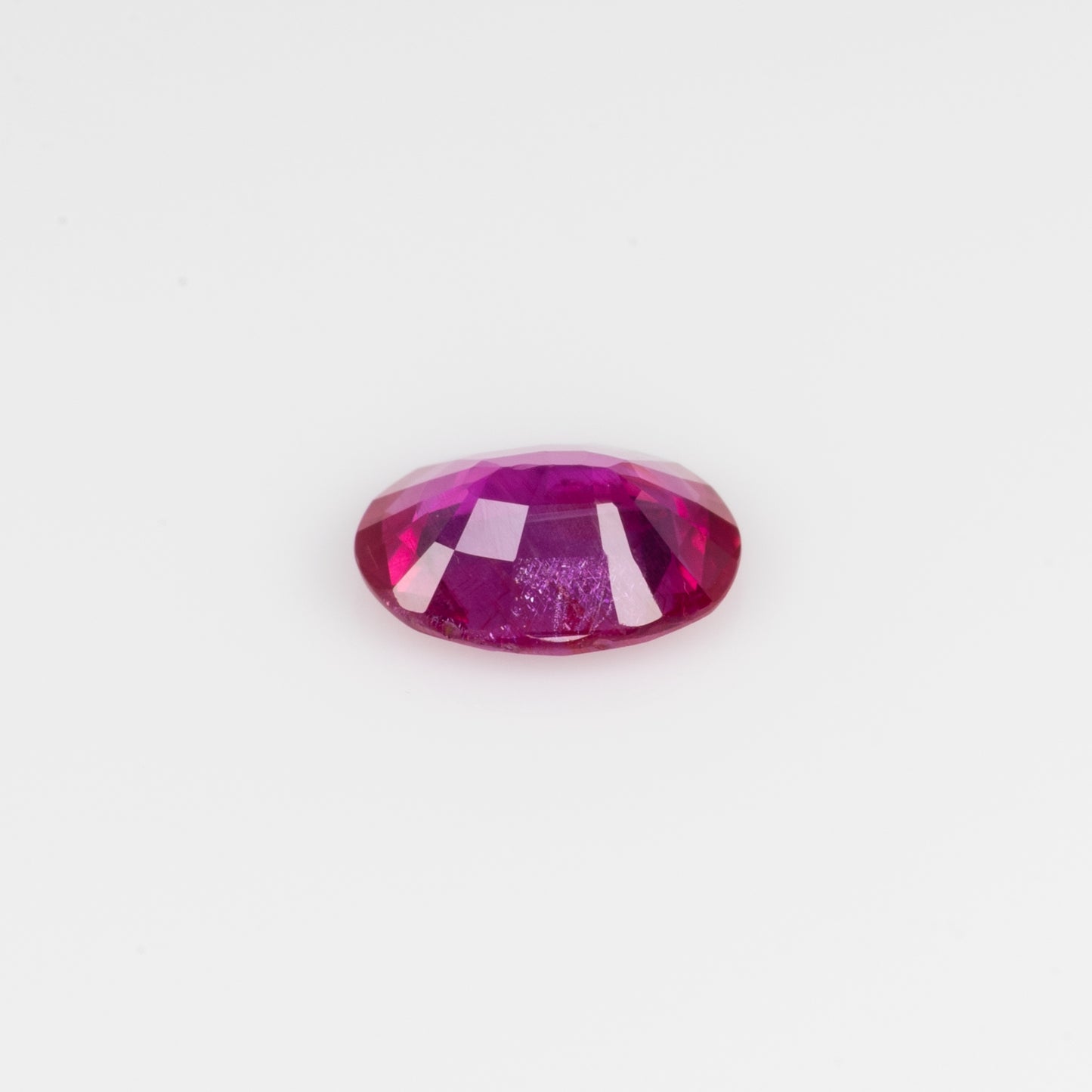 0.66 сt, Vivid red-pink unheated oval ruby