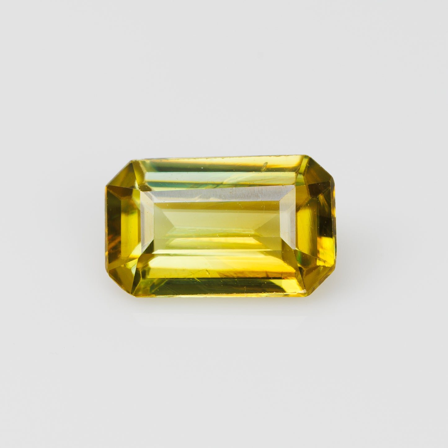0.8 ct, Faceted vivid yellow sphene