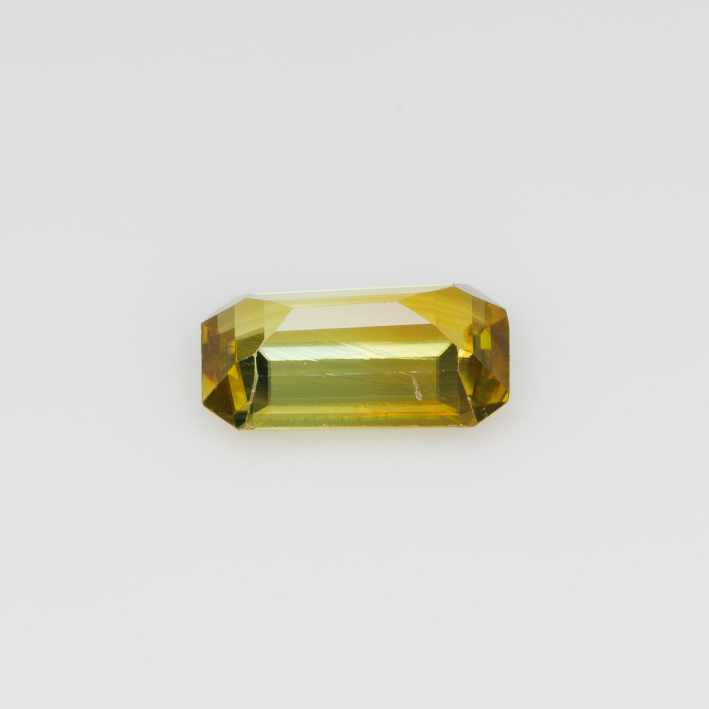 0.8 ct, Faceted vivid yellow sphene
