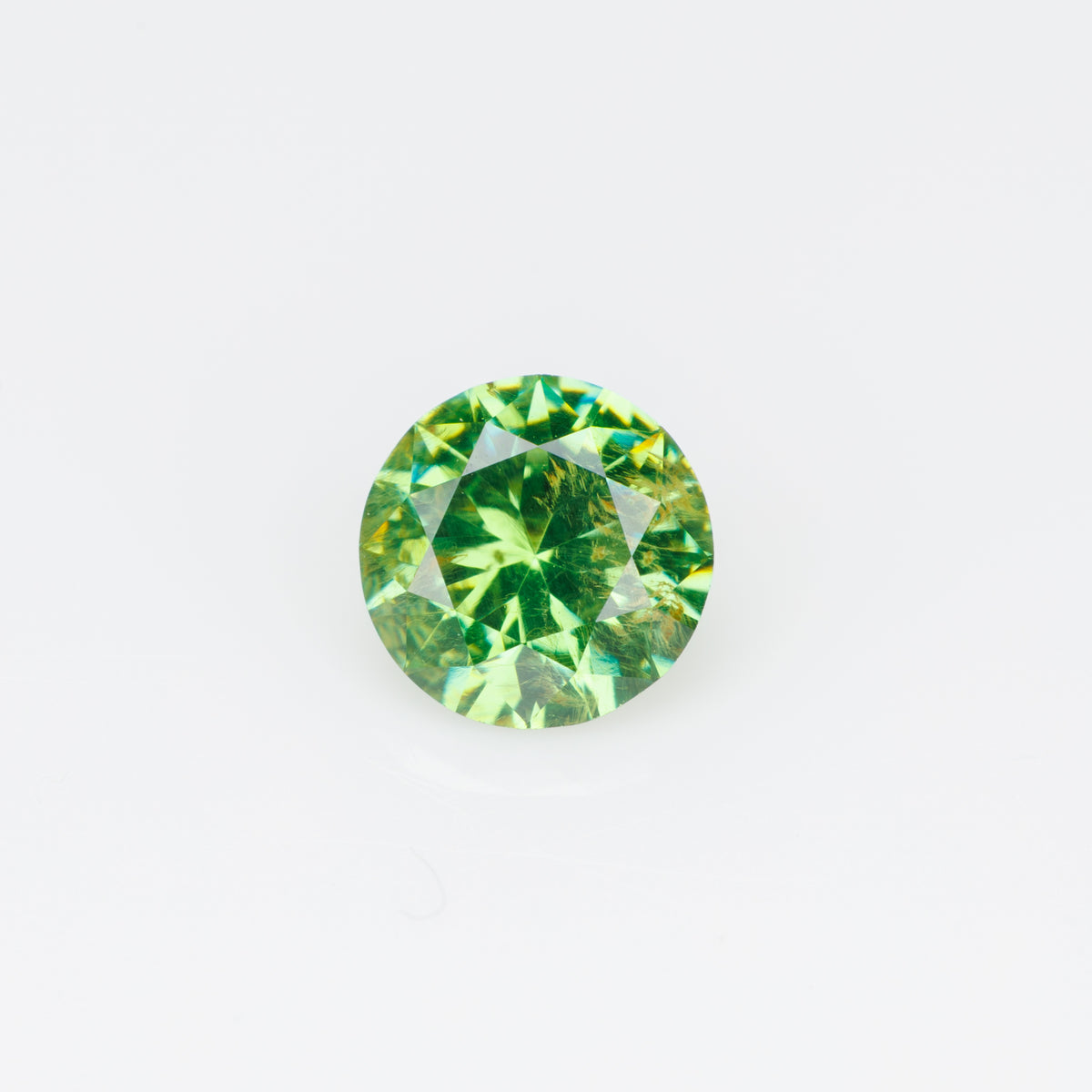 0.53 ct, Faceted Russian demantoid garnet