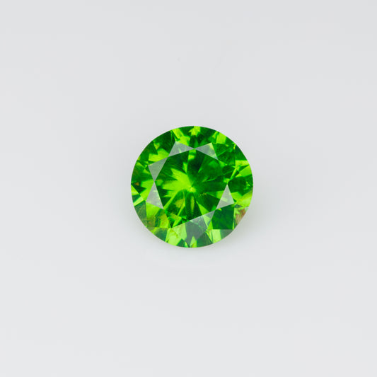 0.45 ct, Faceted vivid green Russian demantoid garnet