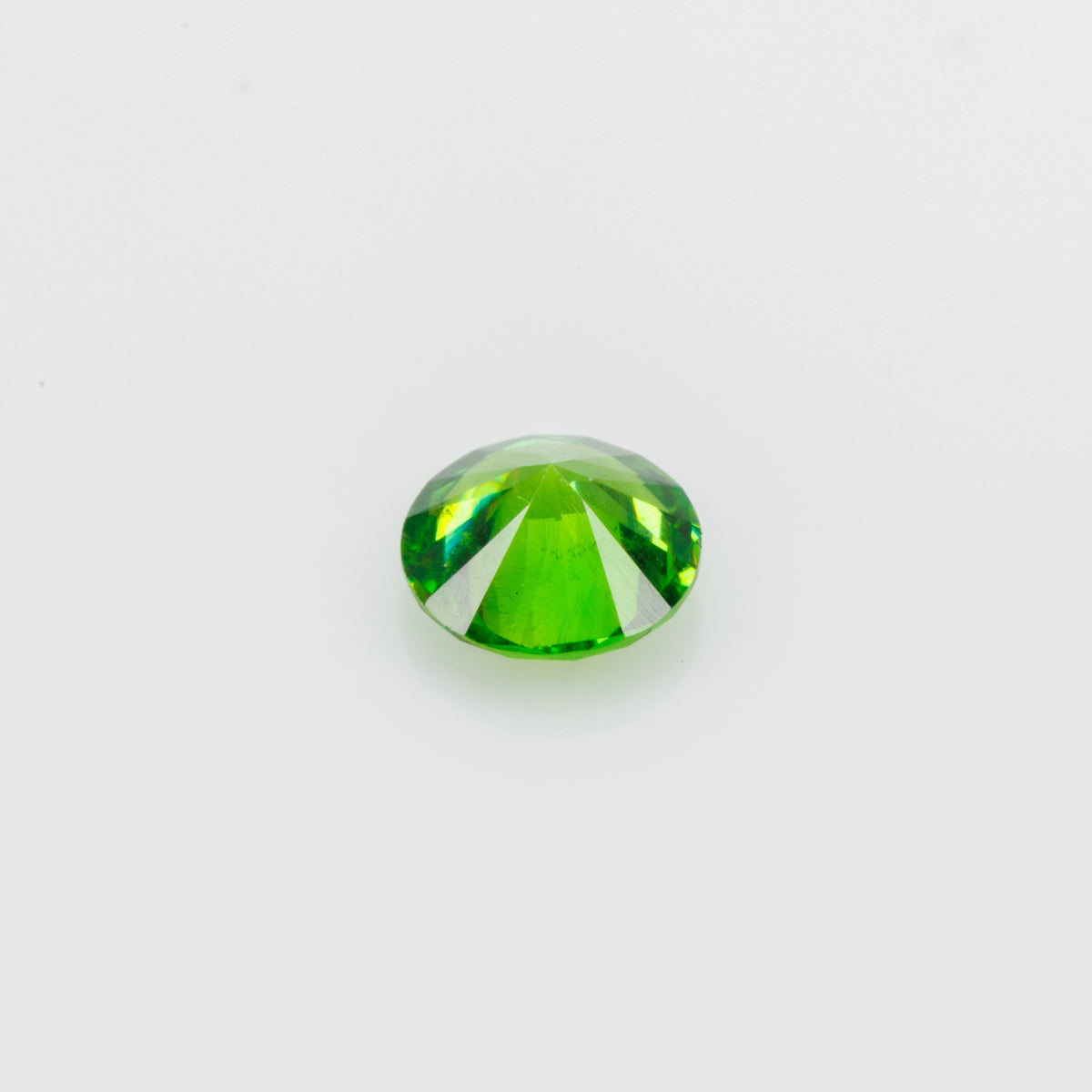 0.45 ct, Faceted vivid green Russian demantoid garnet