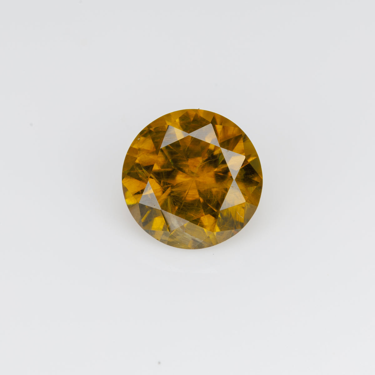 0.71 ct, Faceted Russian demantoid topazolite garnet