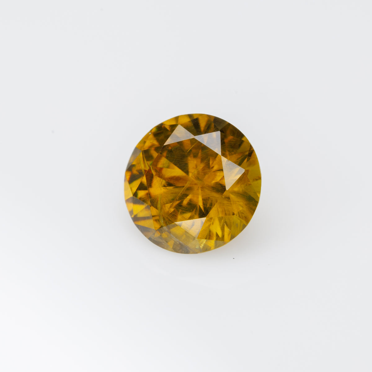 0.71 ct, Faceted Russian demantoid topazolite garnet