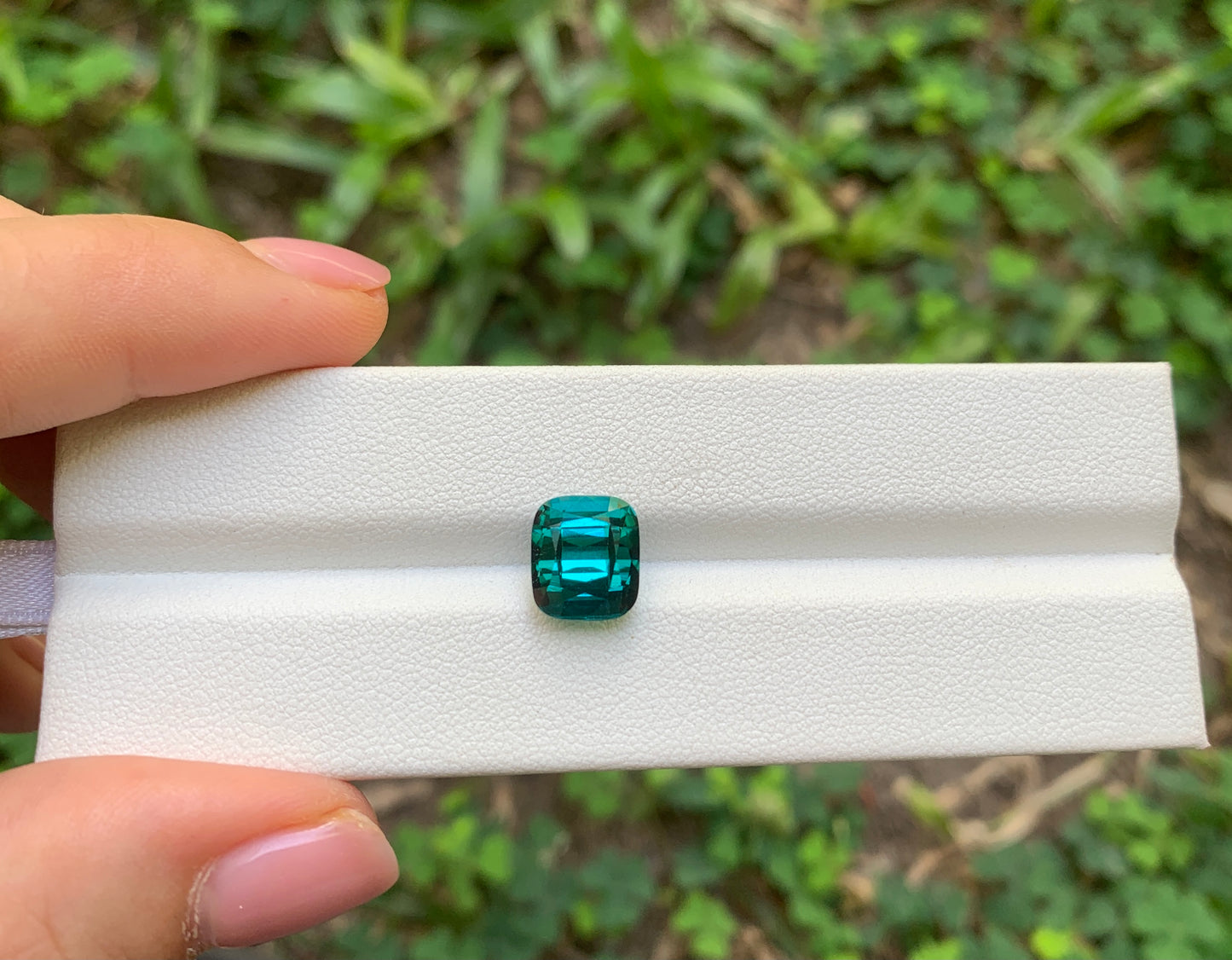 Faceted lagoon tourmaline from Afghanistan 4.94 ct