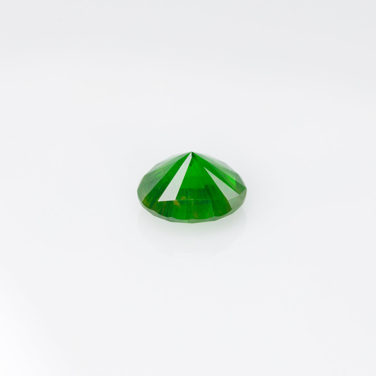 1.09 CTs, Vivid green faceted Russian demantoid garnet