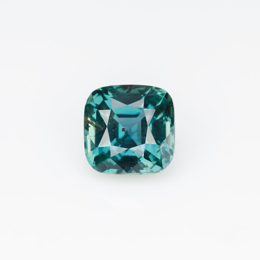 2.44 cts, Faceted natural teal sapphire
