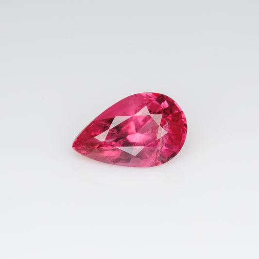 3 CTs, Vivid pink Mahenge spinel pear shape