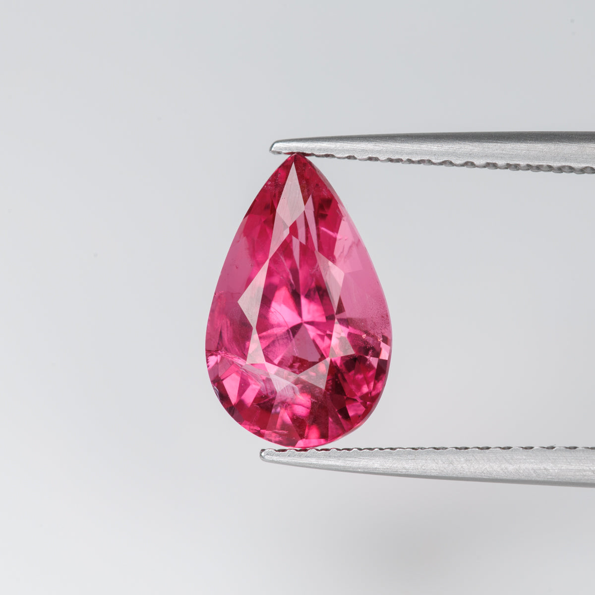 3 CTs, Vivid pink Mahenge spinel pear shape