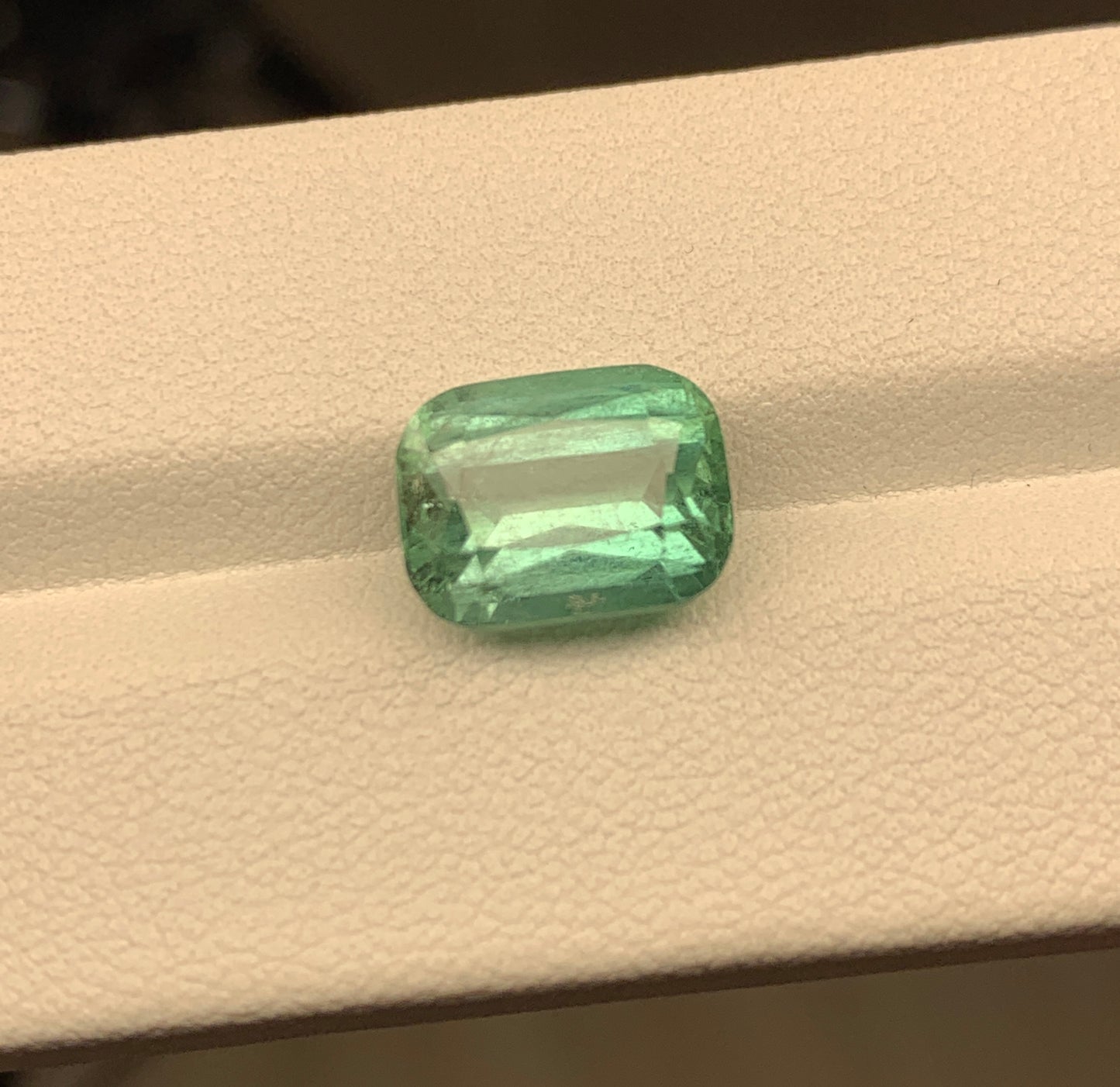 Seafoam tourmaline, faceted afghan tourmalin 5.8 ct