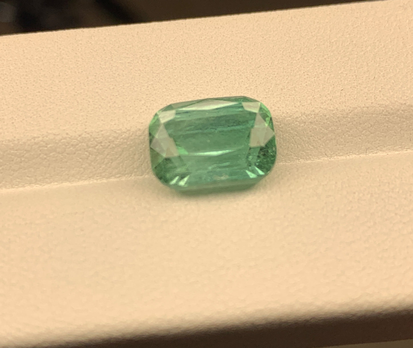 Seafoam tourmaline, faceted afghan tourmalin 5.8 ct