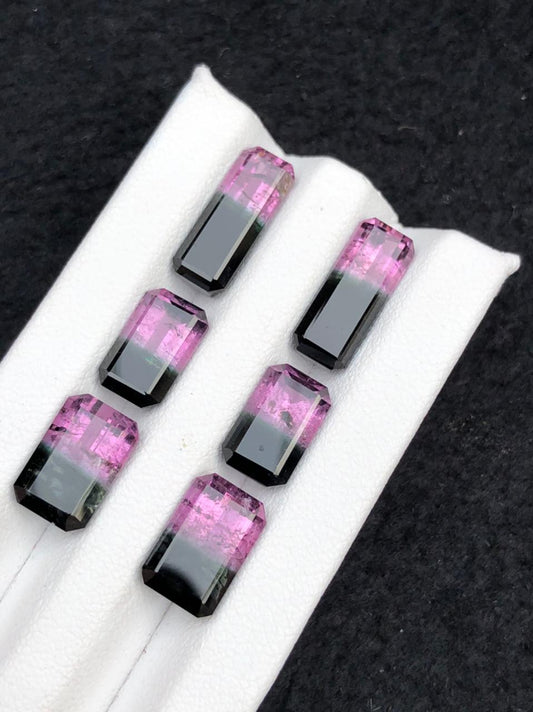Color tourmaline set total 20 ct