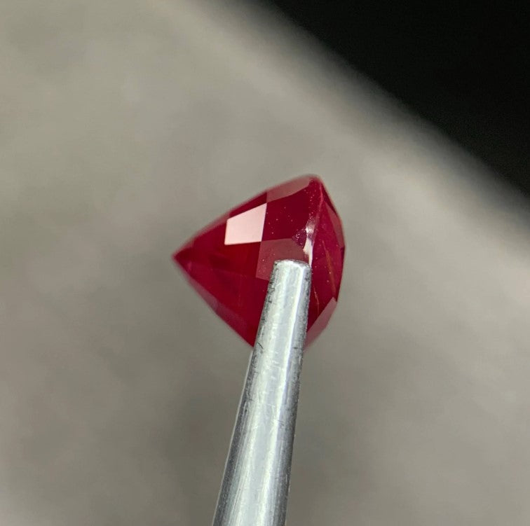 3.09 cts, Natural faceted Ruby