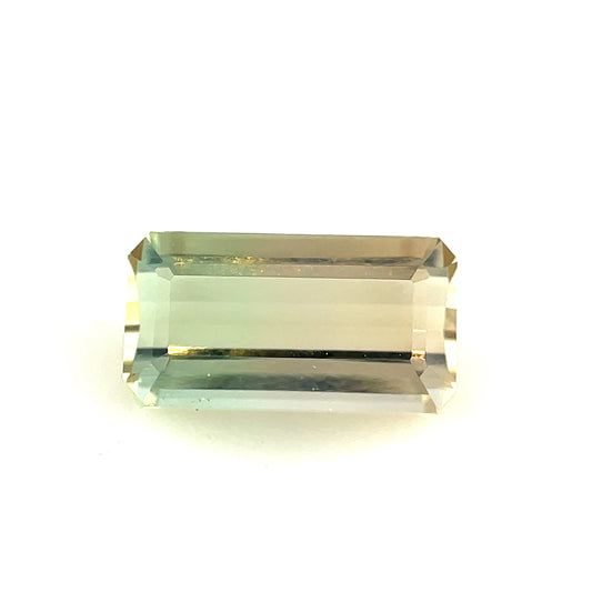 Facetd bi-color tourmaline 2.324 ct