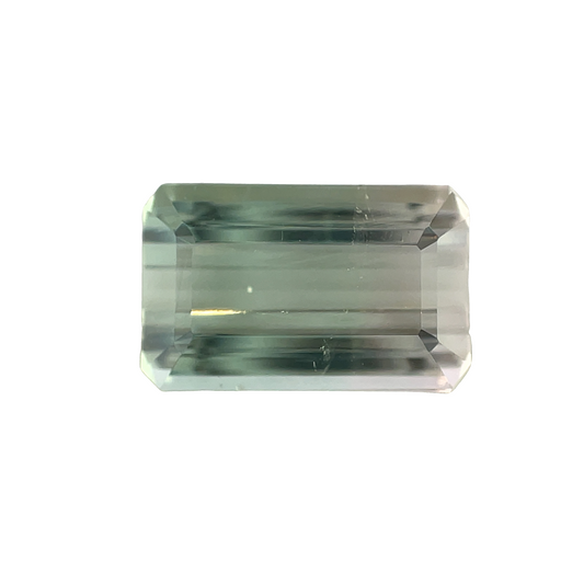 Facetd bi-color tourmaline 3.790 ct