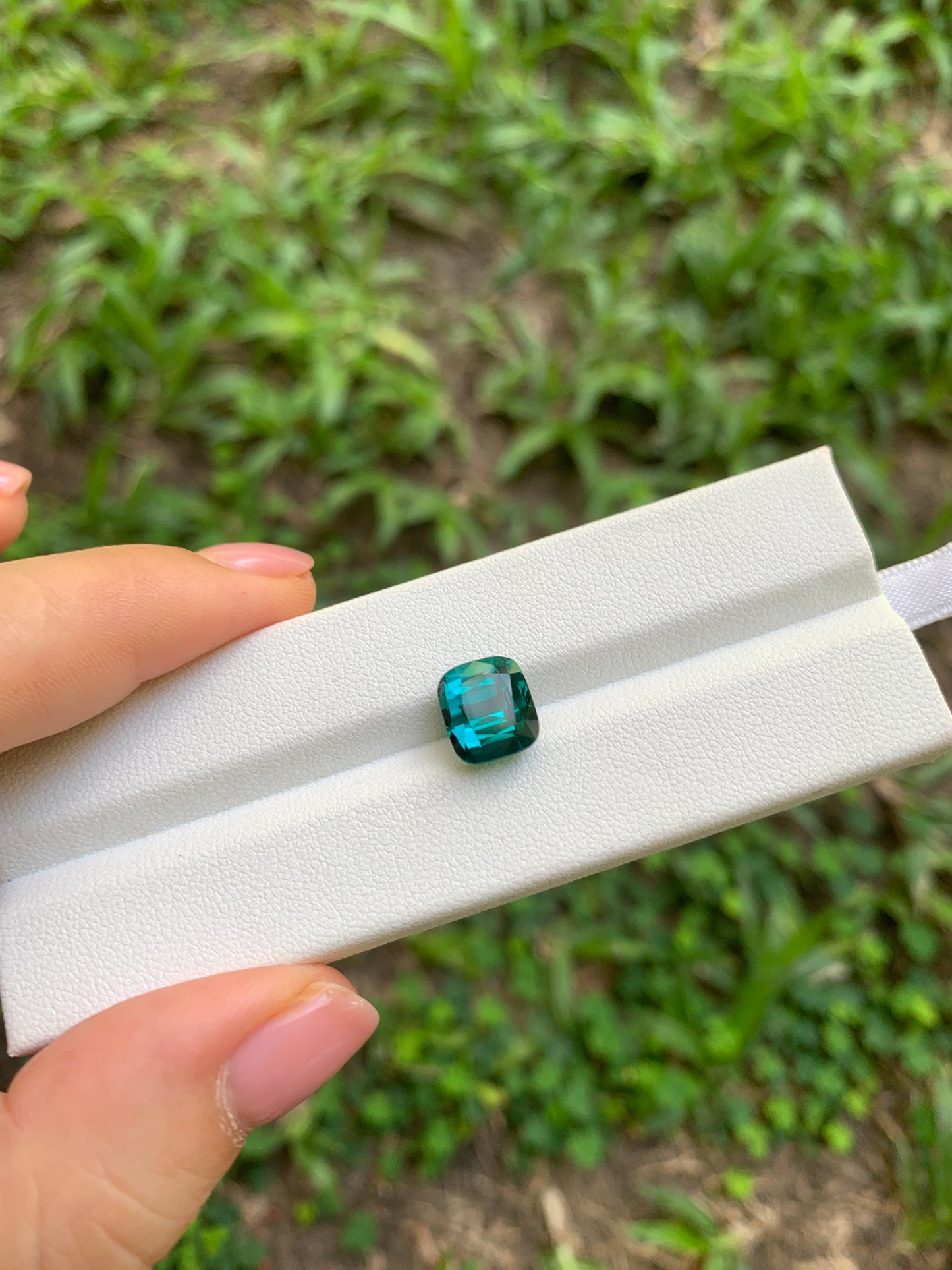 Faceted lagoon tourmaline from Afghanistan 4.94 ct