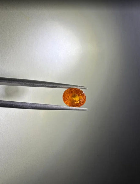 Faceted spessartite garnet 3.75 ct