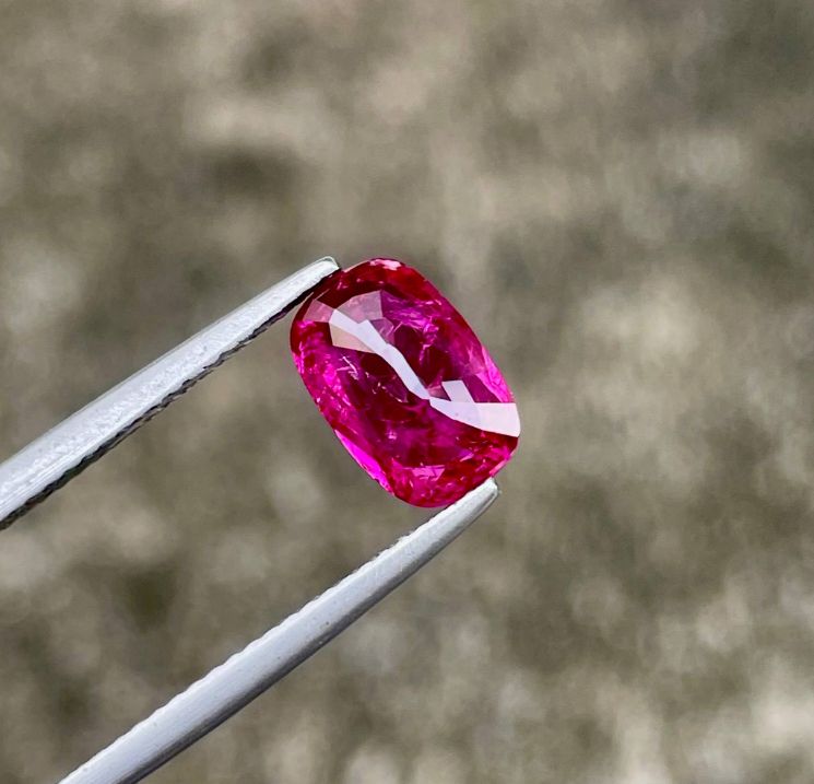 Faceted Pink Ruby, 2.14 ct
