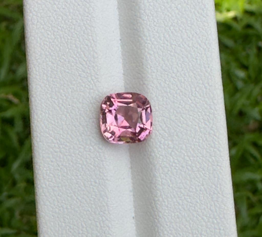 Faceted pink tourmaline 3 ct