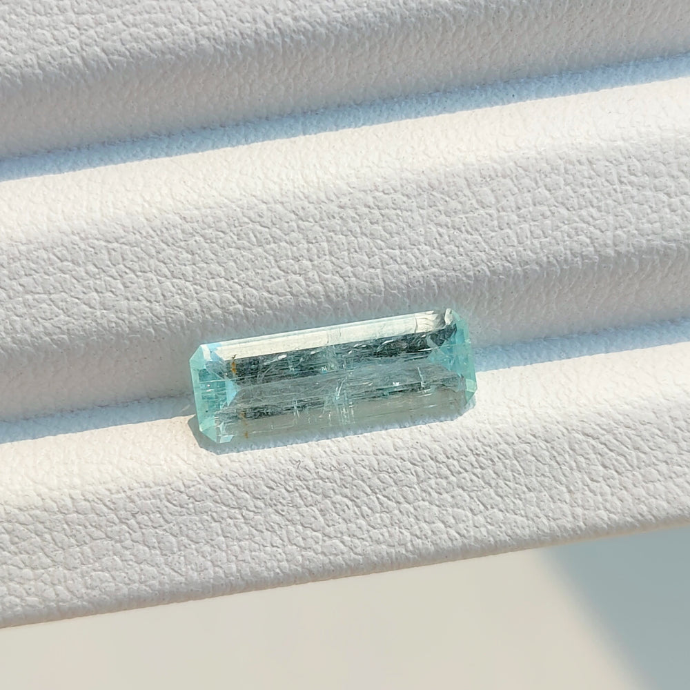 Faceted aquamarine 1.8 ct
