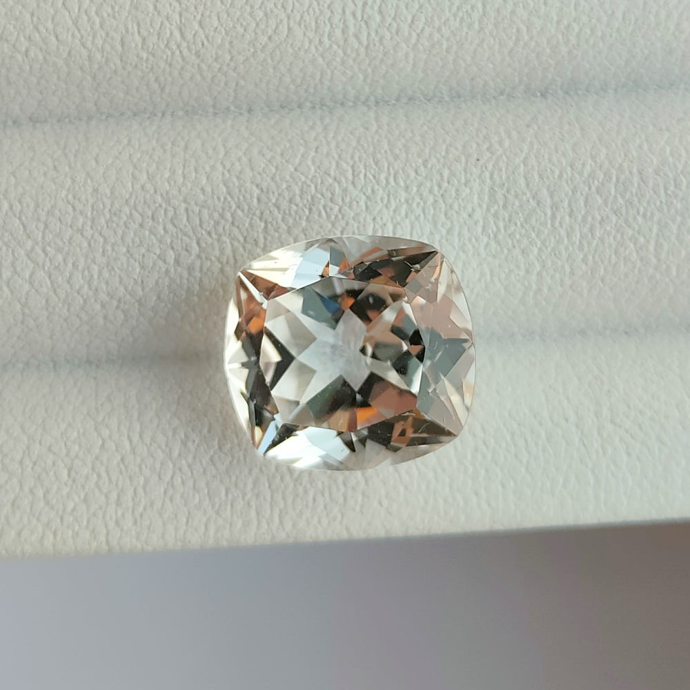 Rare 8.05 cts faceted russian phenakite, GFCO certificate