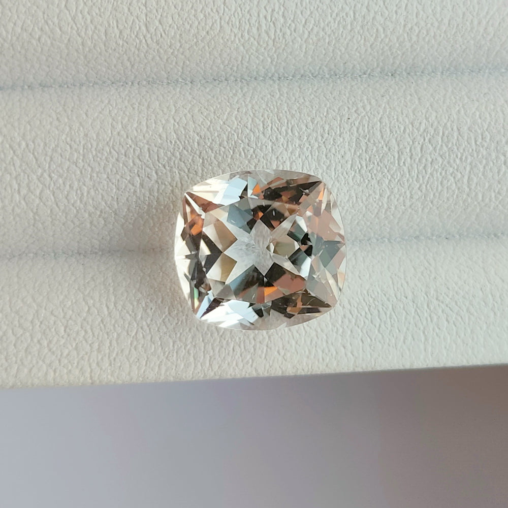 Rare 8.05 cts faceted russian phenakite, GFCO certificate